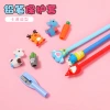 Factory direct supply of colored transparent pencil caps, plastic pen covers, pencil caps, student and children's protective cases, and pencil extenders details Picture